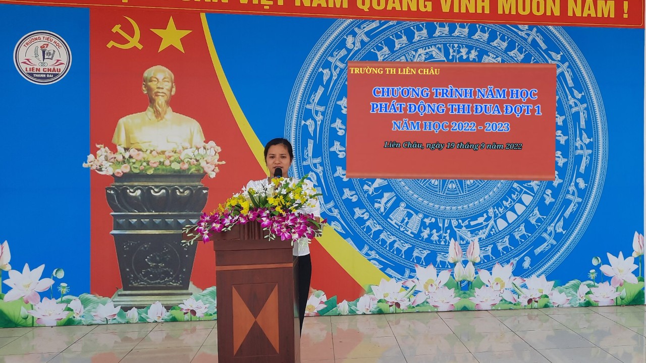 PHÁT ĐỘNG PHONG TRÀO THI ĐUA ĐẦU NĂM HỌC