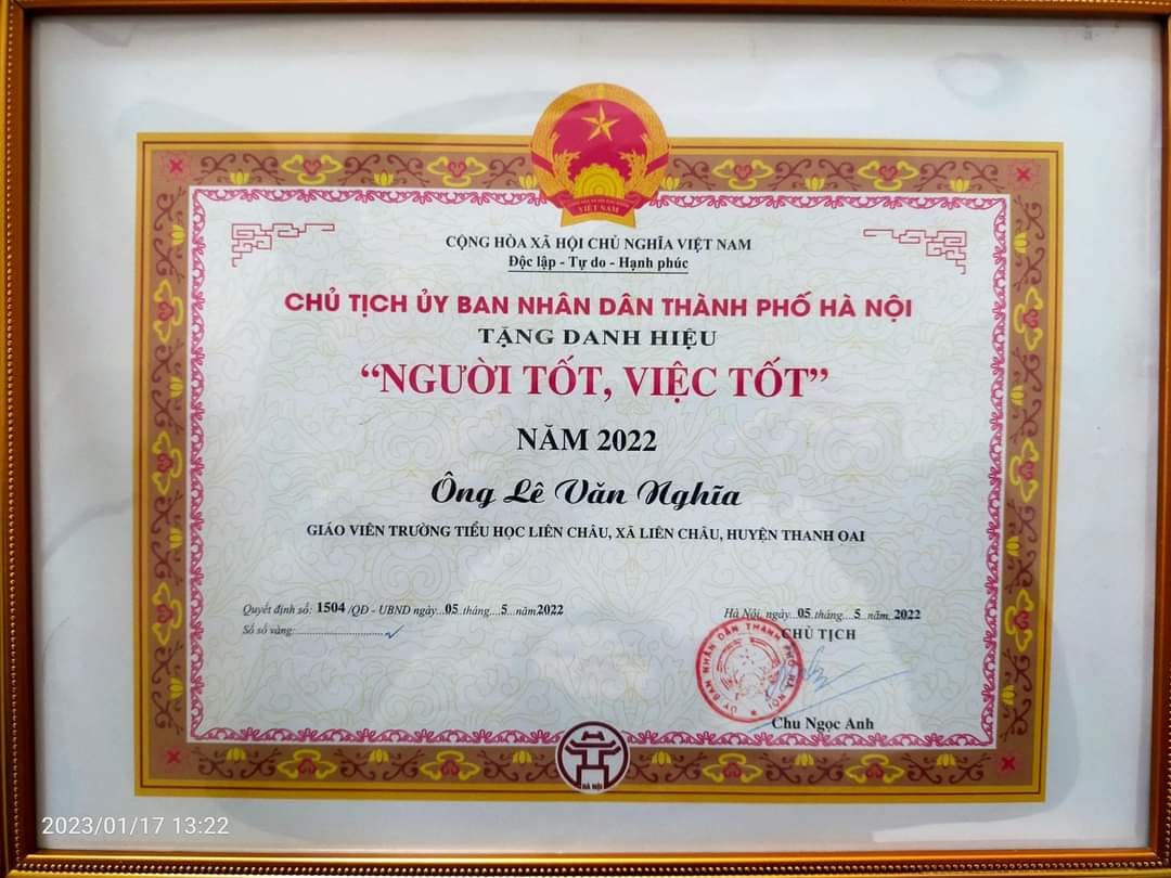 Gương "Người tốt việc tốt"