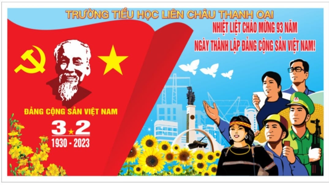 Chào mừng kỷ niệm 93 năm Ngày Thành Lập Đảng Cộng Sản Việt Nam (3/2/1930-3/2/2023)