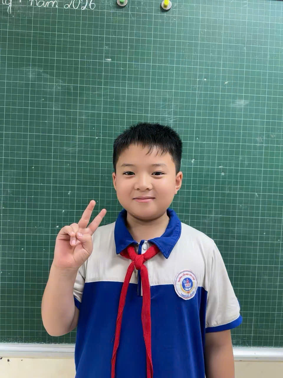 Hoàng Huy Lộc lớp 4A giải nhất khối 4