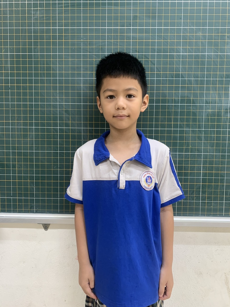 Lê Nam Khánh lớp 1B giải nhất khối 1