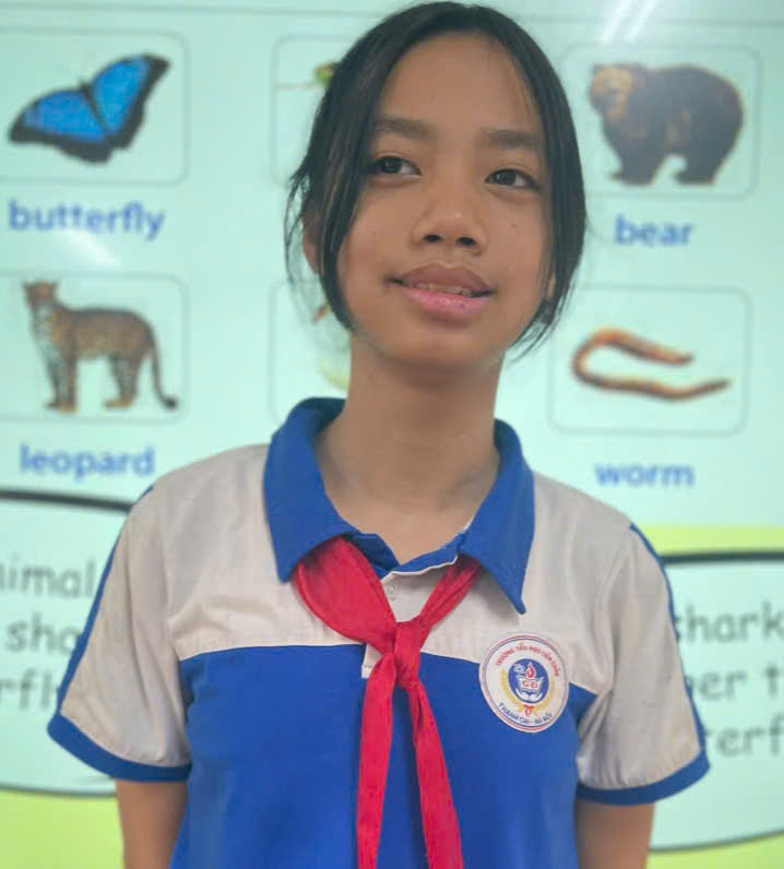 Nguyễn Bảo Ngọc lớp 5B giải nhất khối 5