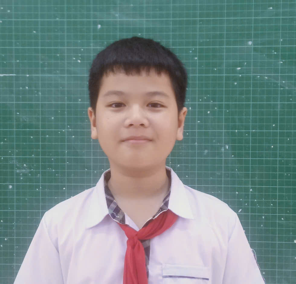 Nguyễn Ngọc Minh lớp 5C giải nhất khối 5