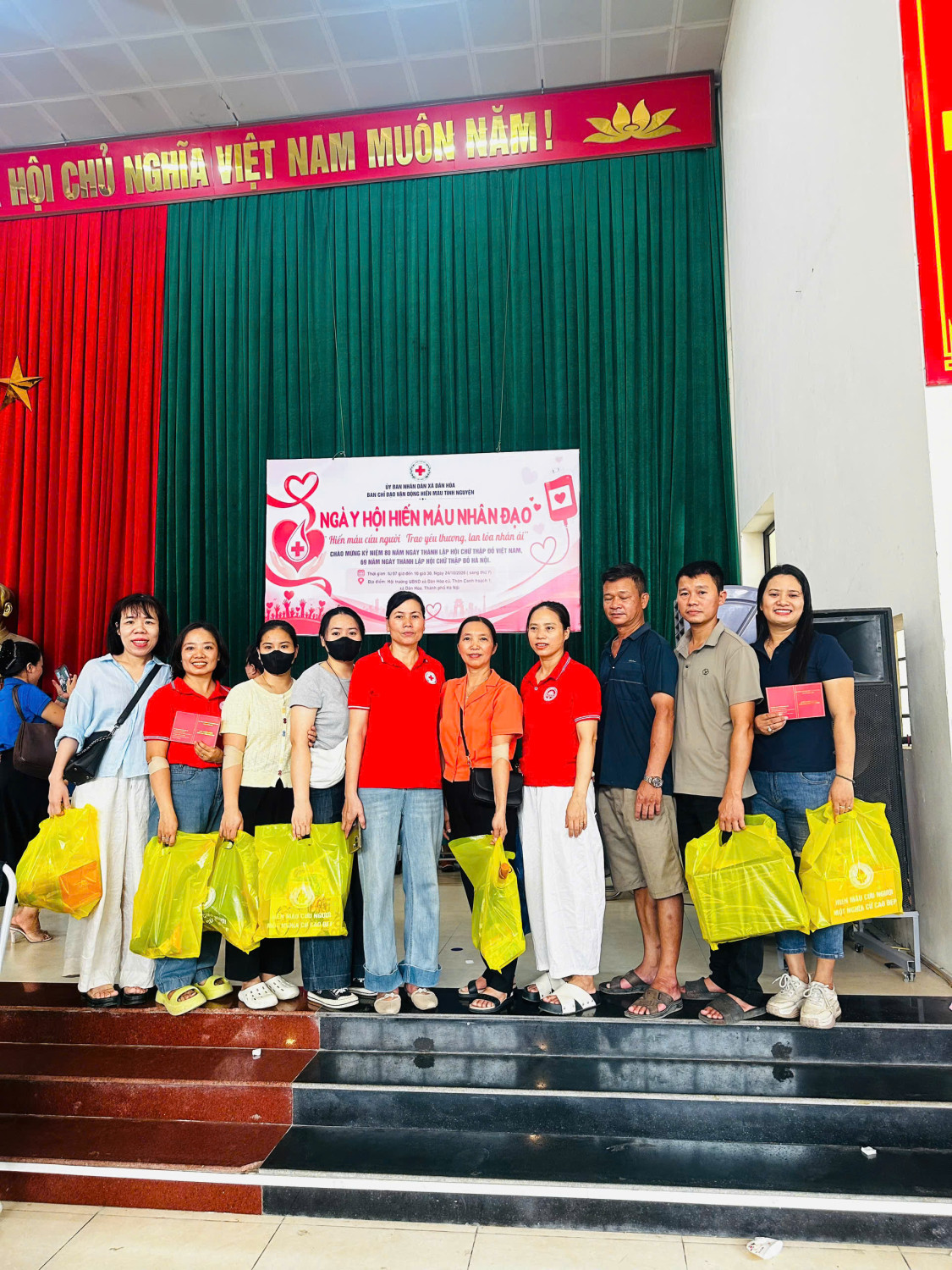 XÃ DÂN HÒA TỔ CHỨC THÀNH CÔNG NGÀY HỘI HIẾN MÁU NHÂN ĐẠO NĂM 2026: "HIẾN MÁU CỨU NGƯỜI - TRAO YÊU THƯƠNG, LAN TỎA NHÂN ÁI"
